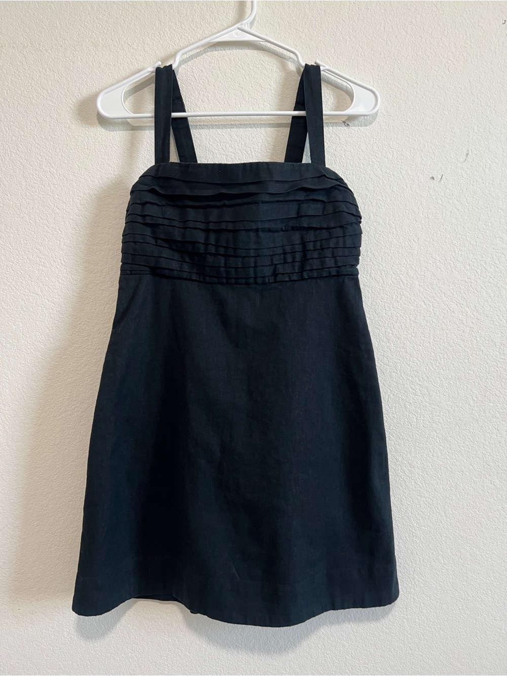 Abercrombie & Fitch Black Linen blend Dress - Picture 3 of 8